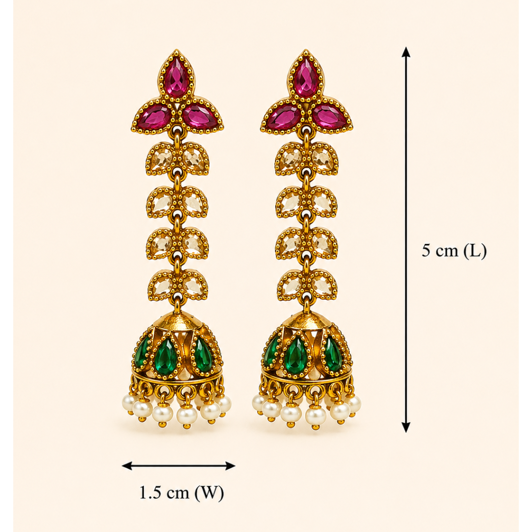 Ratna Lahari Jhumkas
