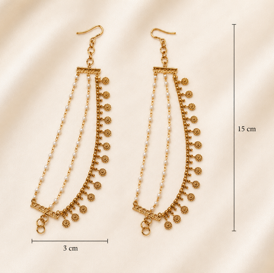 Suvarna Kasu Ear Chain