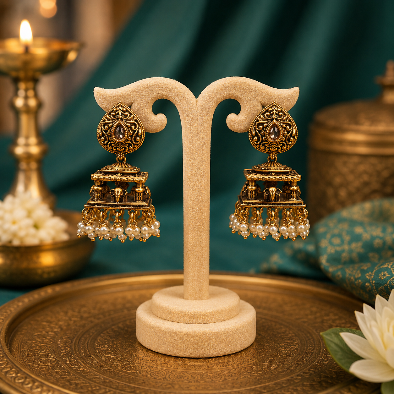 Mantapa Jhumka Earrings
