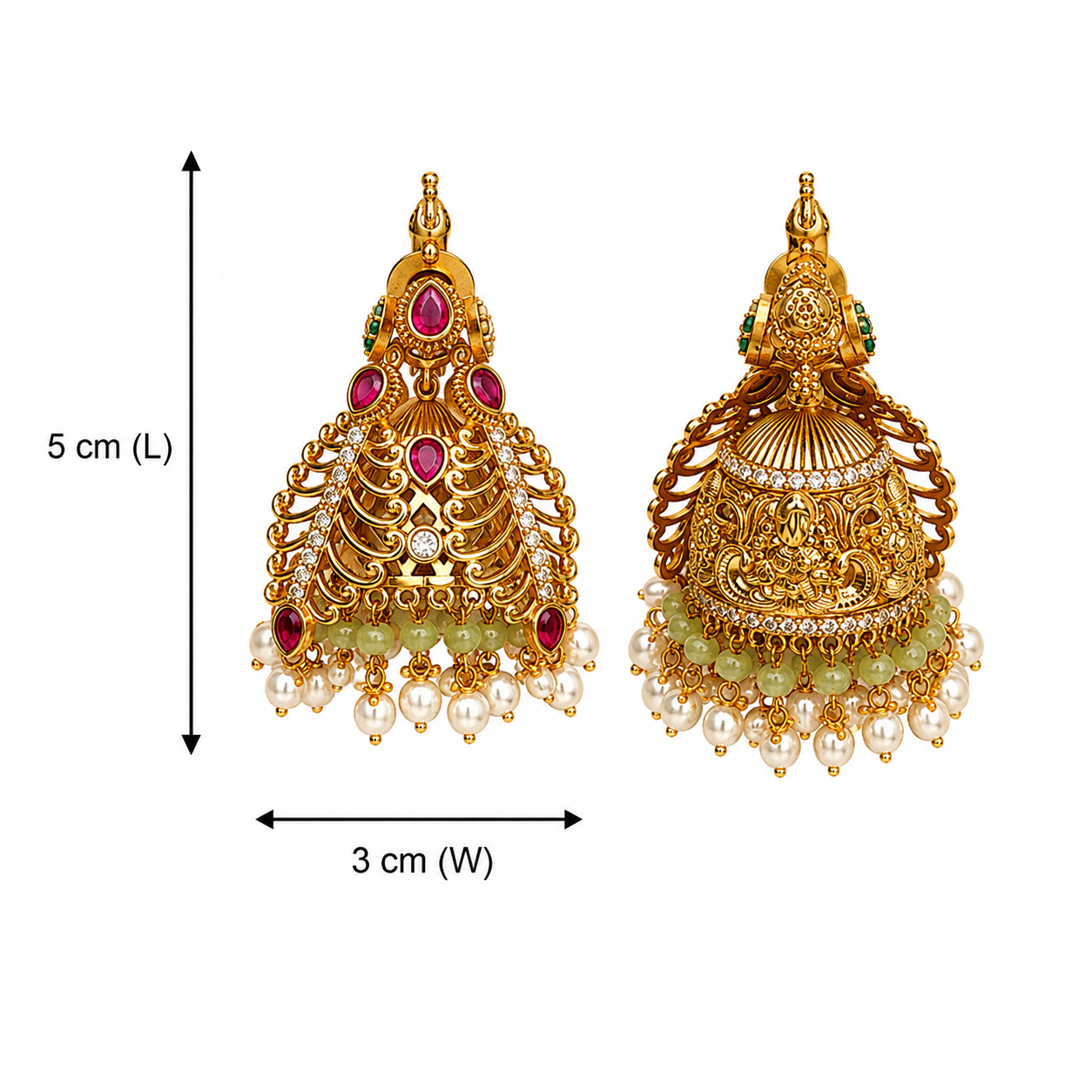 Mayura Vaibhavi Jhumkas