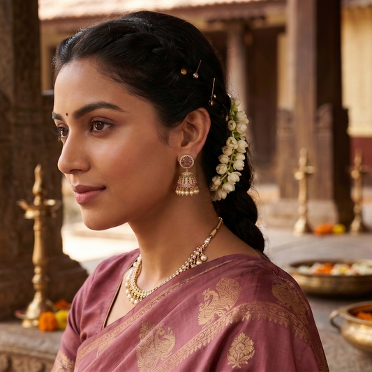 Ratnapushpa Jhumkas