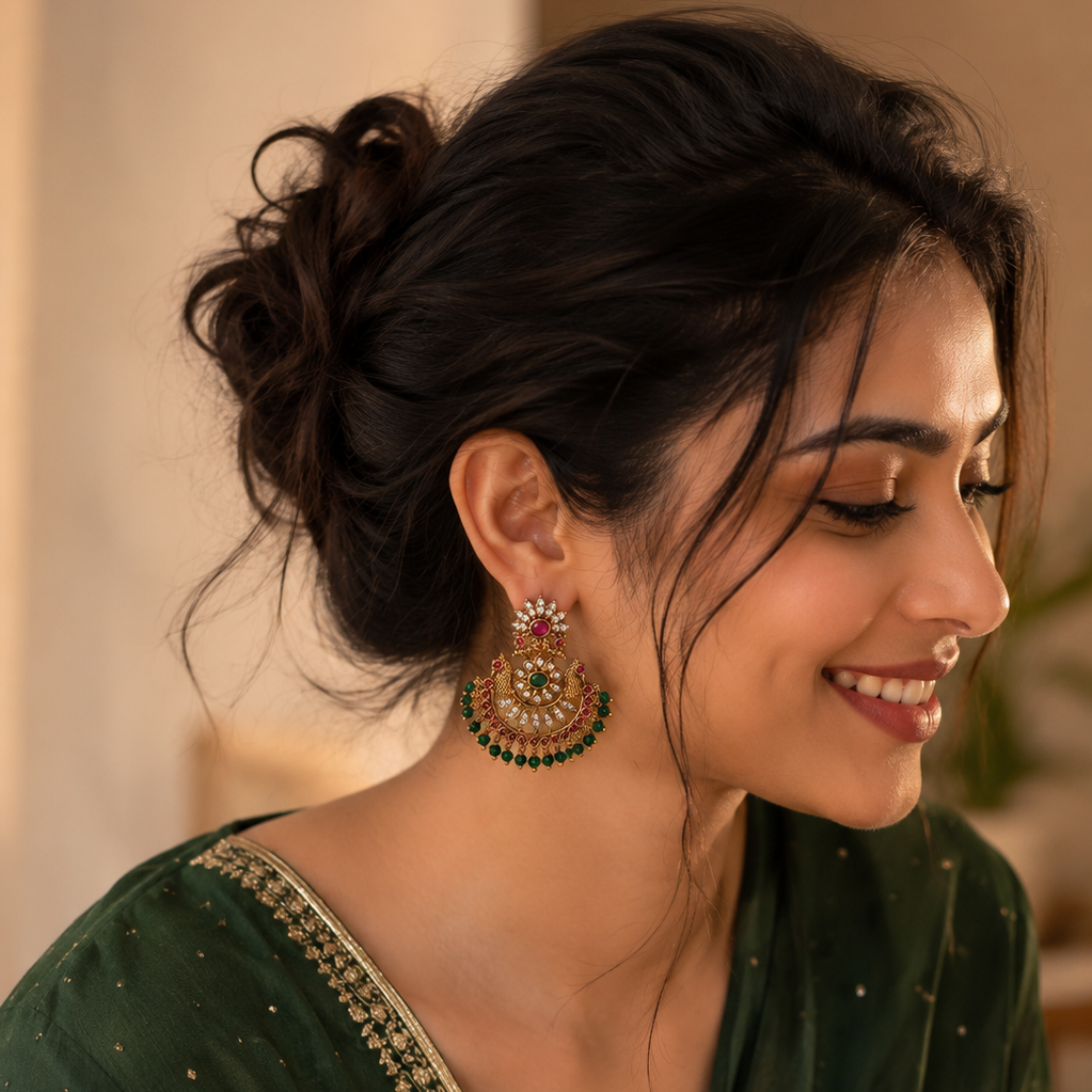 Mayur Ratna Chandrika - Green