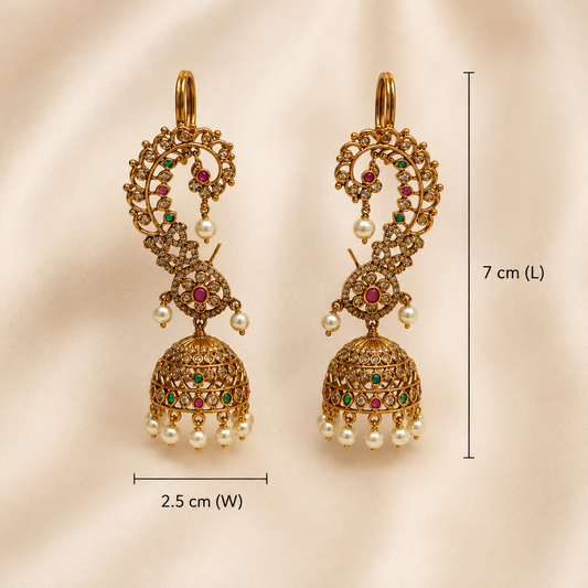 Mayurangi Ear Cuff Jhumka