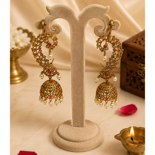 Mayurangi Ear Cuff Jhumka
