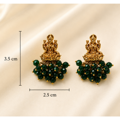 Shriyambari Studs - Green