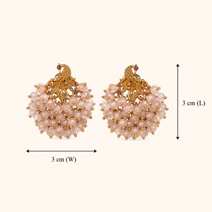 Manikambari Studs - Pink