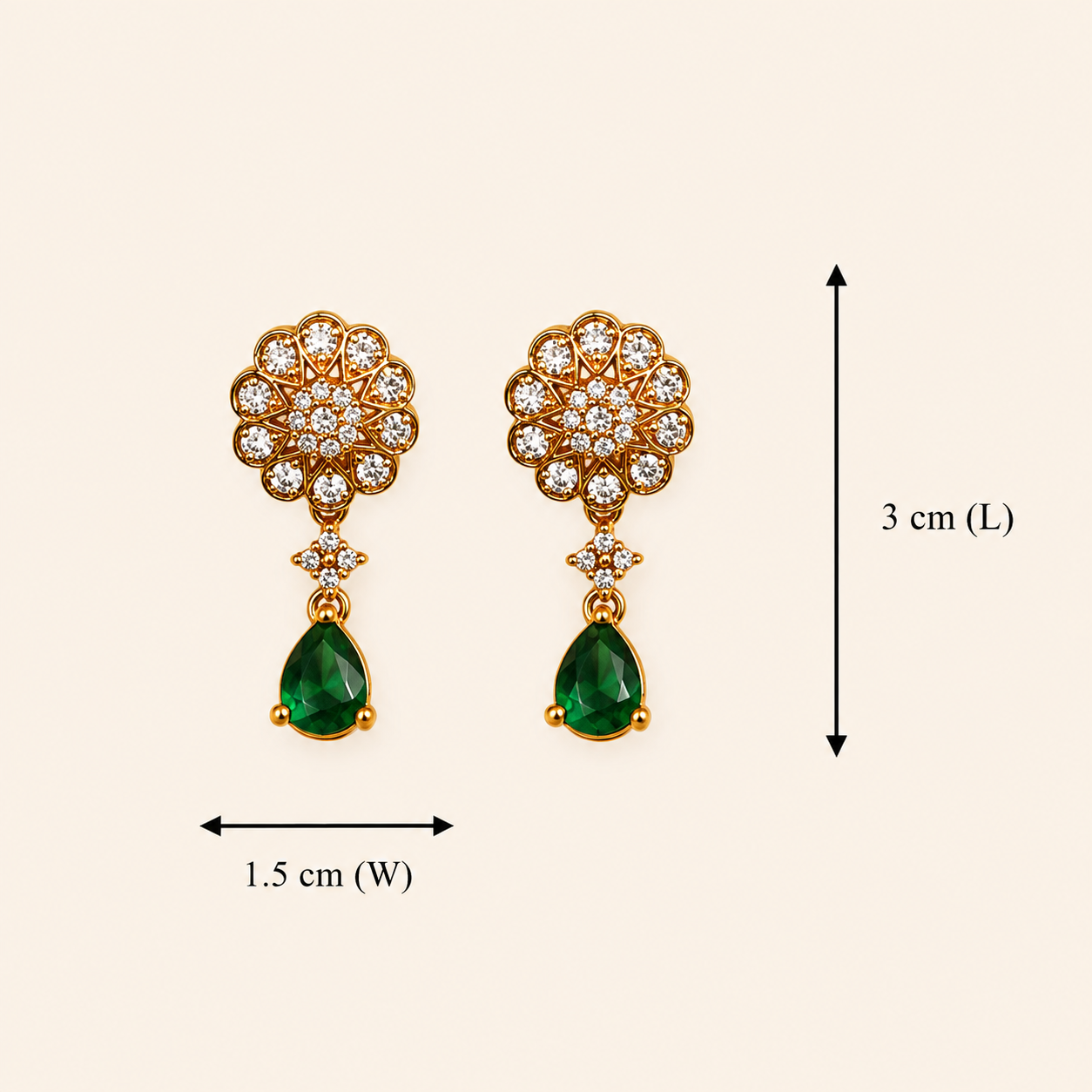 Pushpanjali Drops - Green