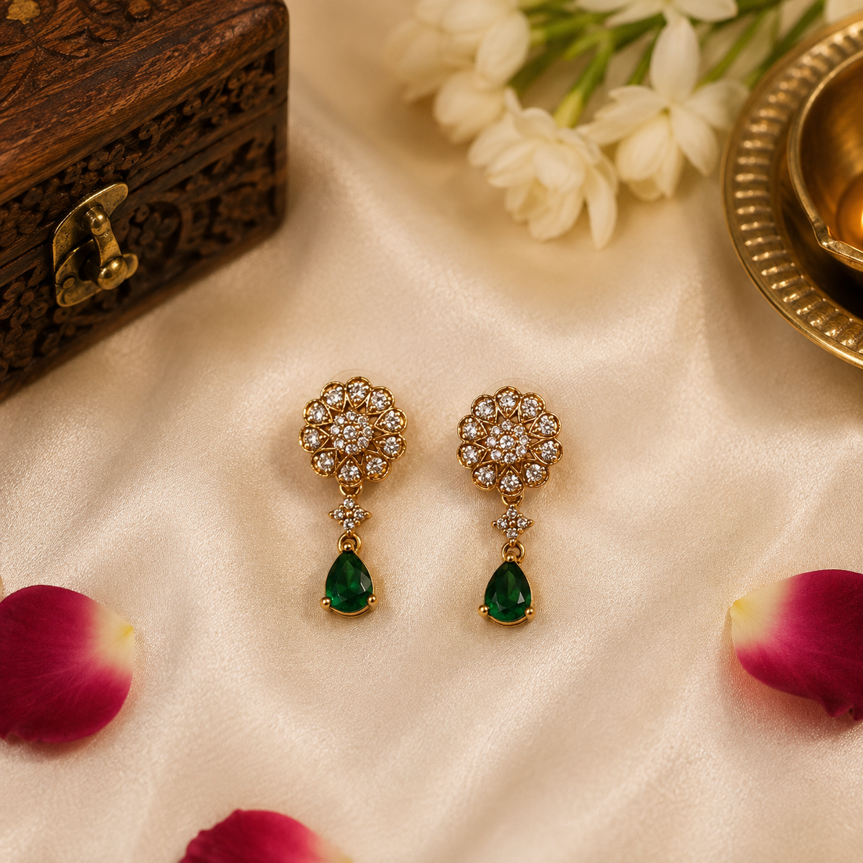 Pushpanjali Drops - Green