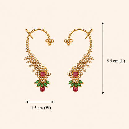 Ratna Chandralekha Earrings