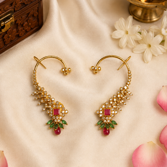 Ratna Chandralekha Earrings