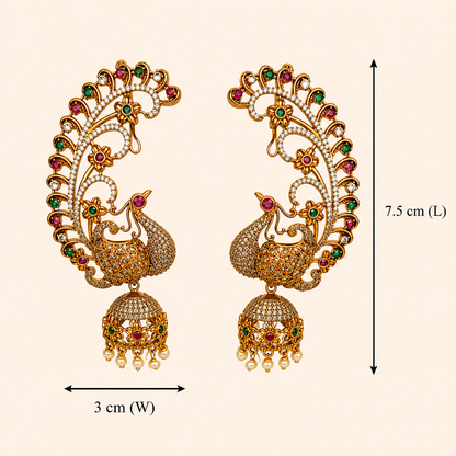 Mayura Vilasa Jhumkas