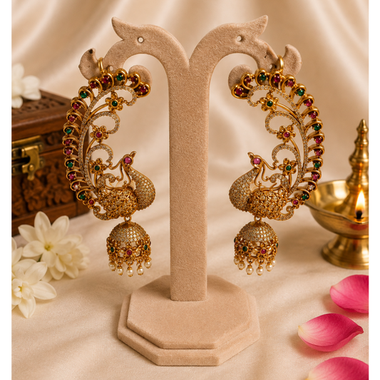 Mayura Vilasa Jhumkas