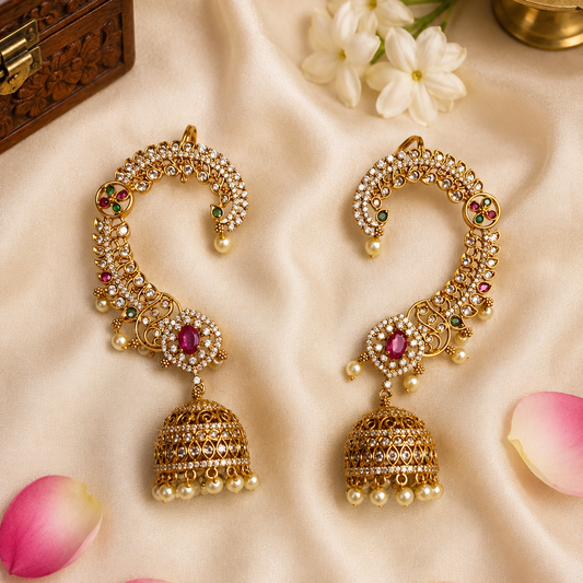 Chandra Ratna Jhumkas
