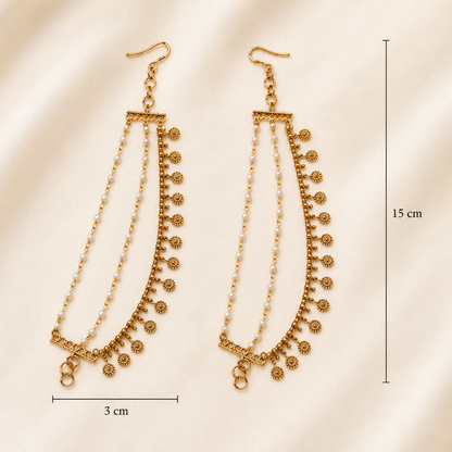 Suvarna Kasu Ear Chain