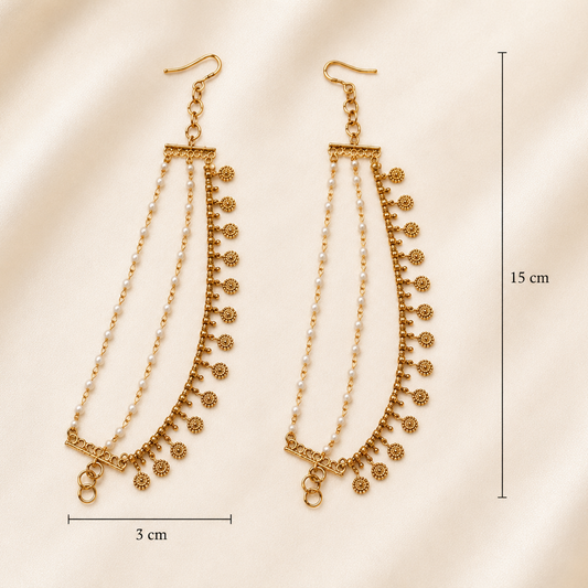 Suvarna Kasu Ear Chain