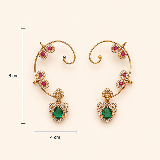 Marakata Valli Ear Cuff
