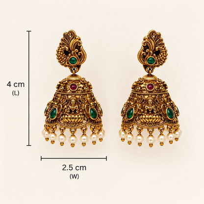 Harinika Antique Jhumkas