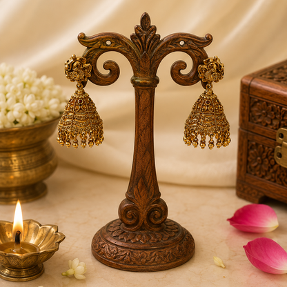 Madhulika Antique Jhumkas
