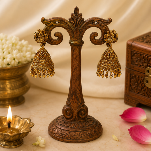 Madhulika Antique Jhumkas