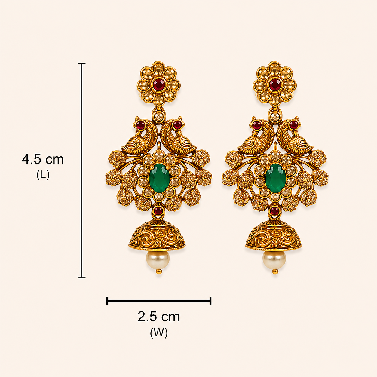 Marakatha Pushpa dangler