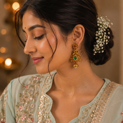 Marakatha Pushpa dangler