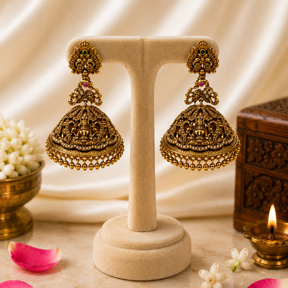 Sri Mahalakshmi Vaibhava Jhumkas