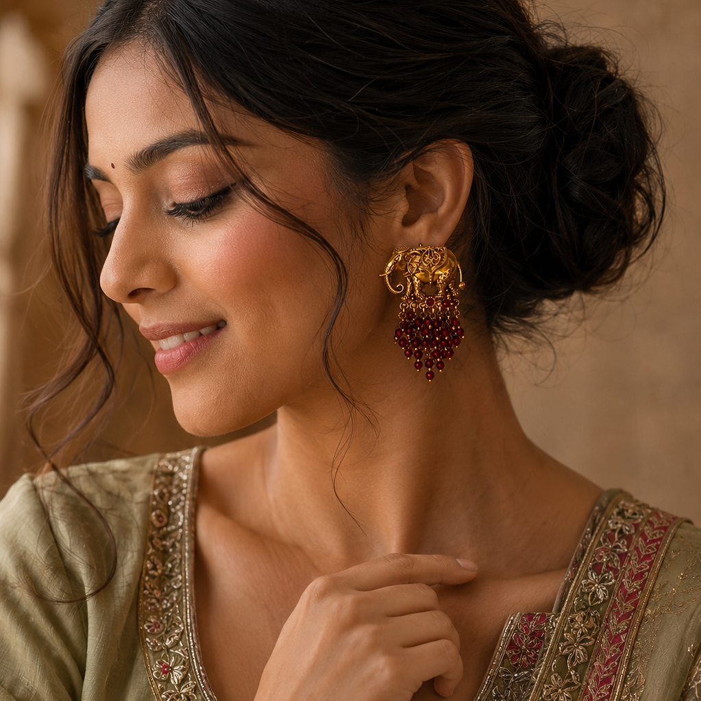 Gaja Vaibhavi - Red