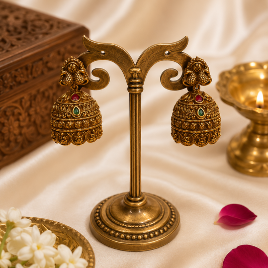 Rajarajeshwari Jhumkas