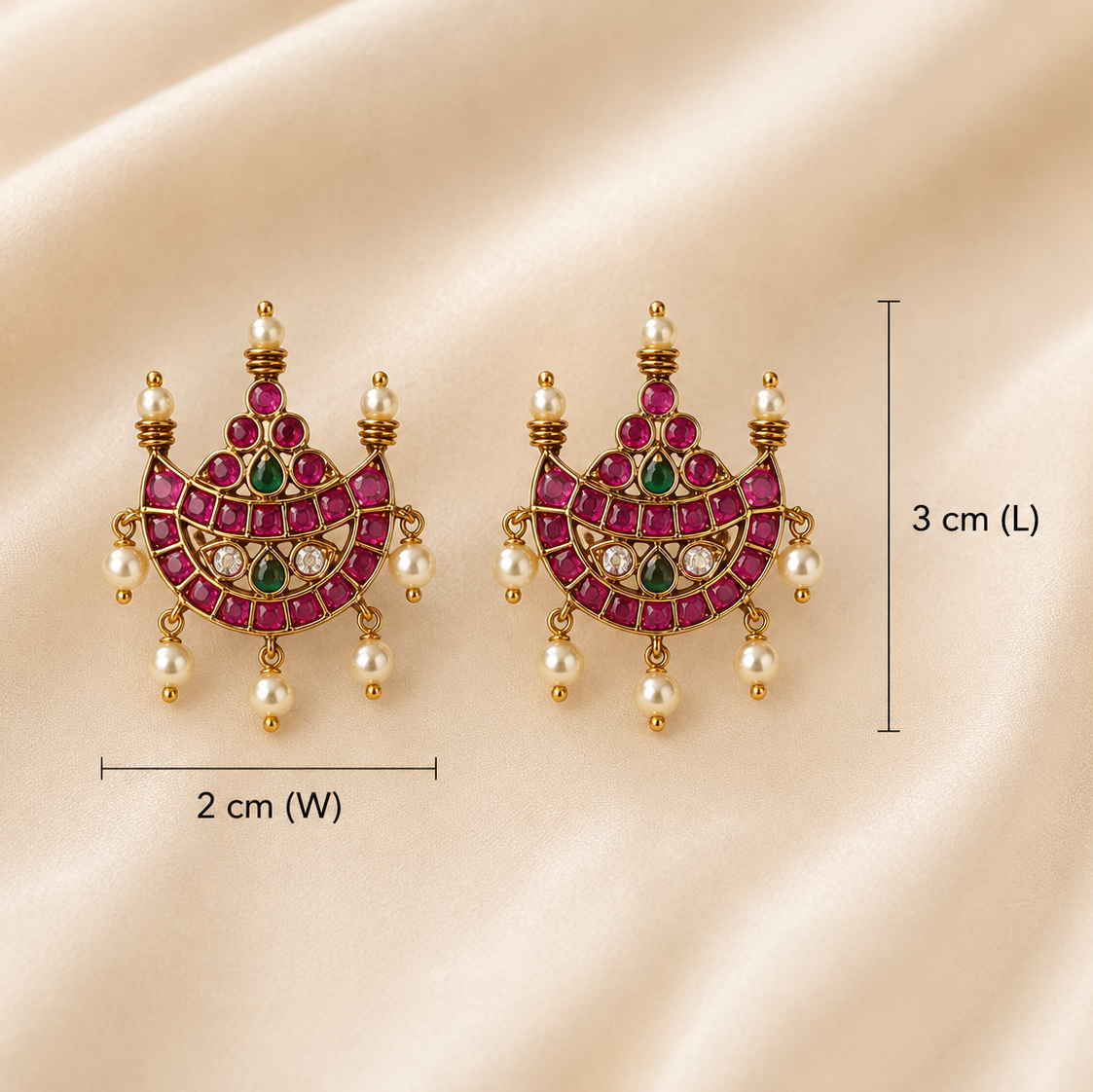 Chandraraga Studs