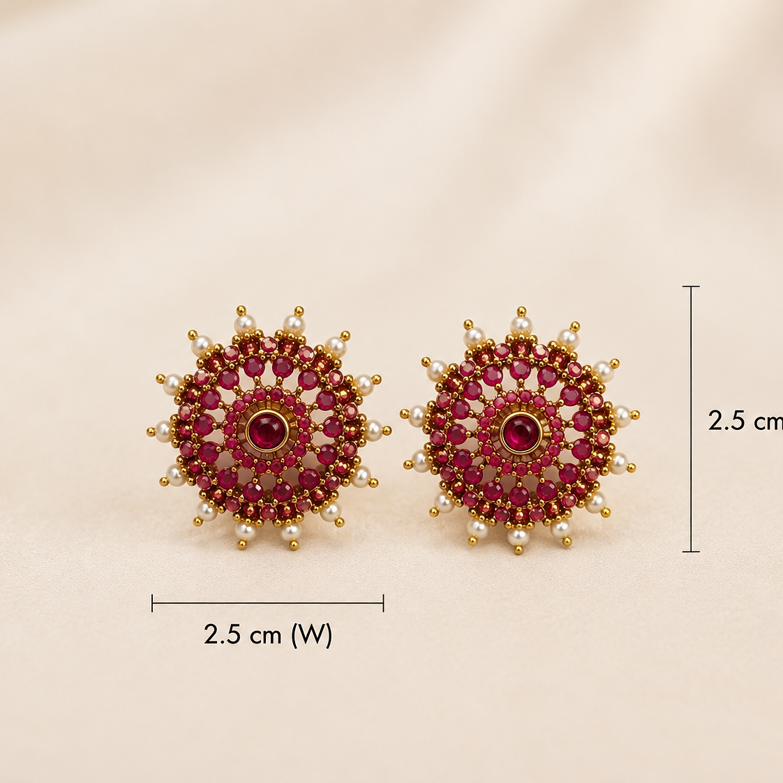 Manikya Mandala Studs