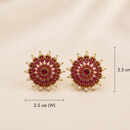 Manikya Mandala Studs