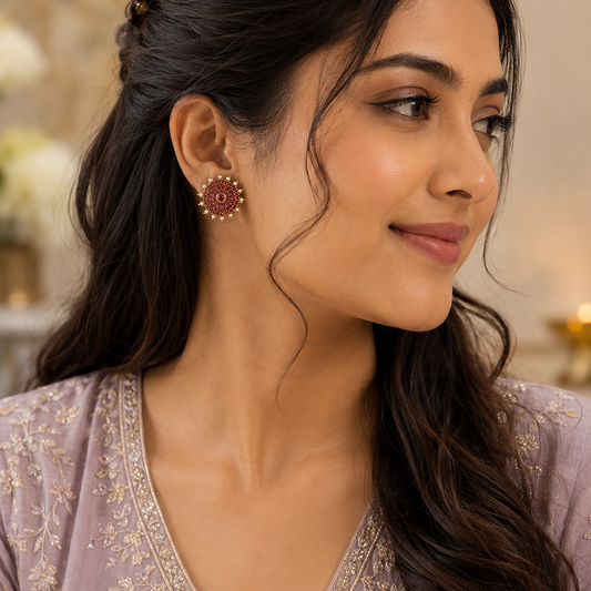 Manikya Mandala Studs