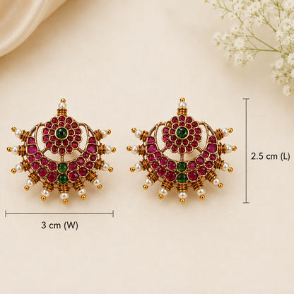 Ratna Chandrapushpa Studs