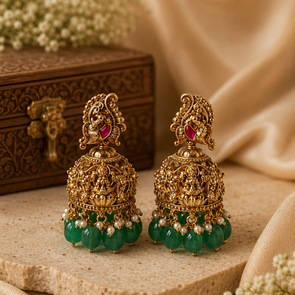 Mayura Lakshmi Jhumkas