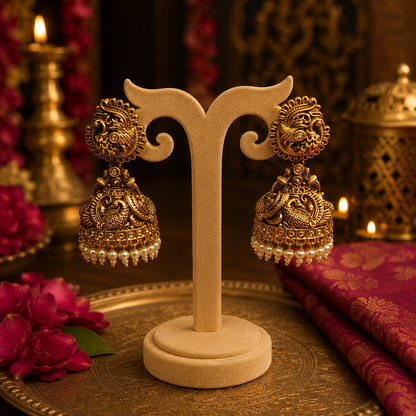 Mayura Vaibhava Jhumkas