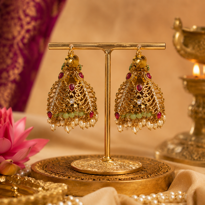 Mayura Vaibhavi Jhumkas