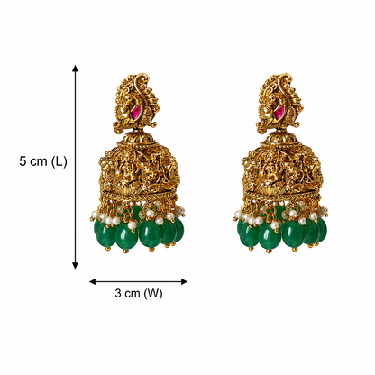 Mayura Lakshmi Jhumkas