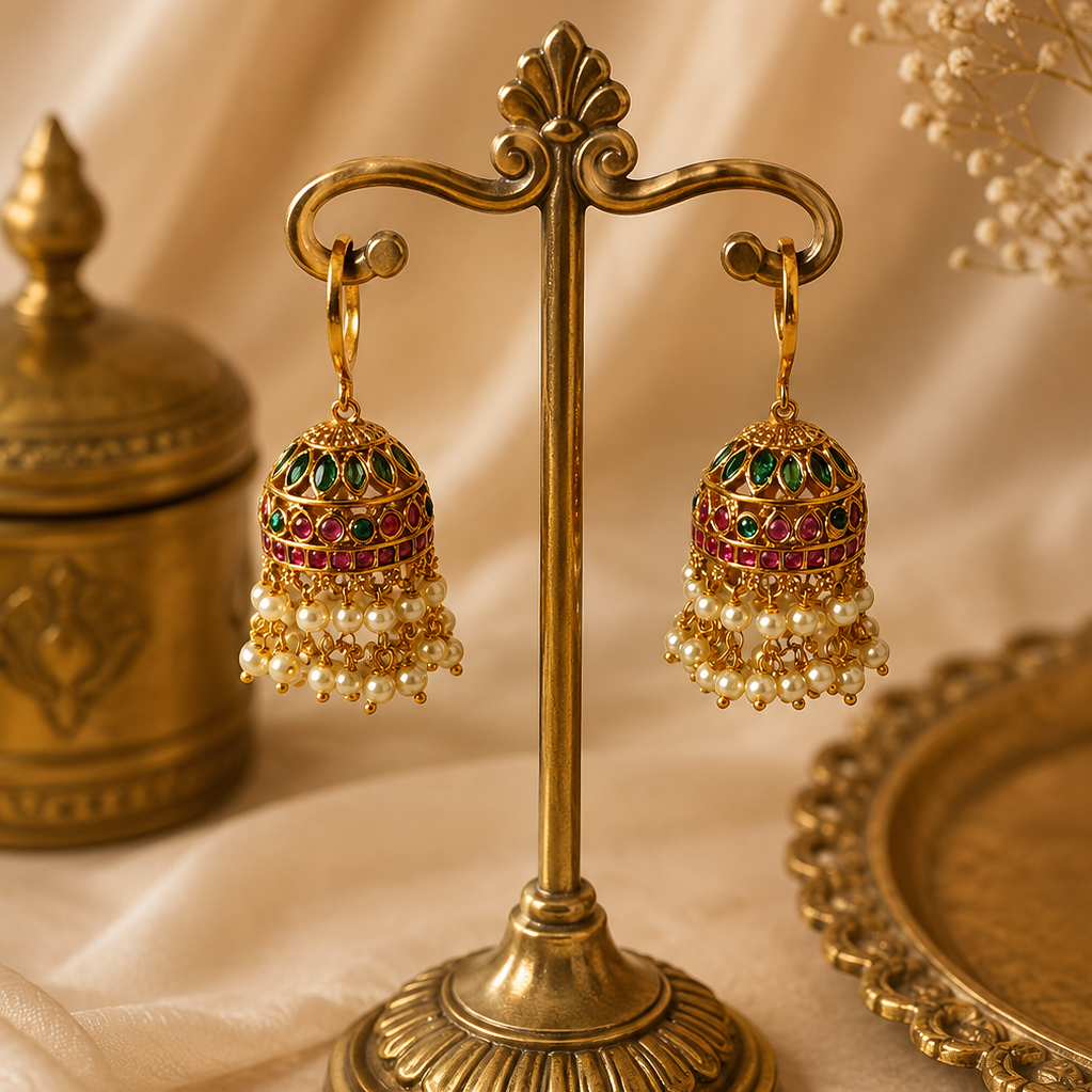 Ratnakalasha Jhumkas