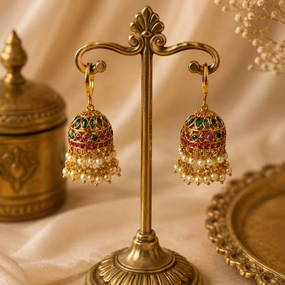 Ratnakalasha Jhumkas
