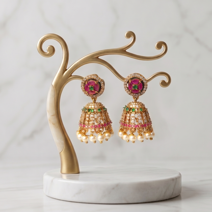 Ratnapushpa Jhumkas
