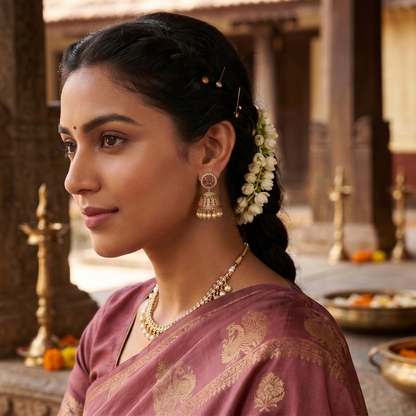 Ratnapushpa Jhumkas