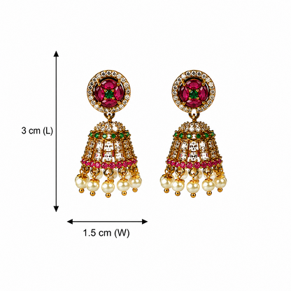 Ratnapushpa Jhumkas