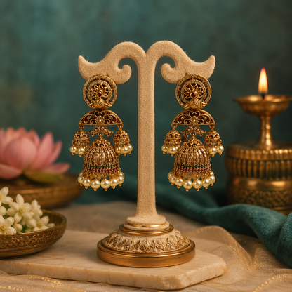 Sri Mayura Jhumkas