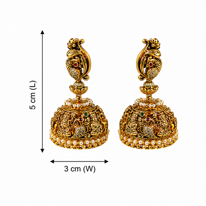 Varnika Mahalakshmi Jhumkas